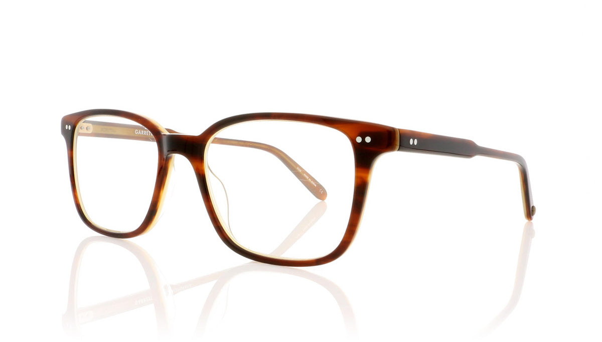 Garrett Leight Bryn Mawr 1043 WHT Whiskey Tortoise Glasses - Angle
