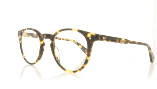 Garrett Leight Clement 1091 TUT Tuscan Tortoise Glasses - Angle
