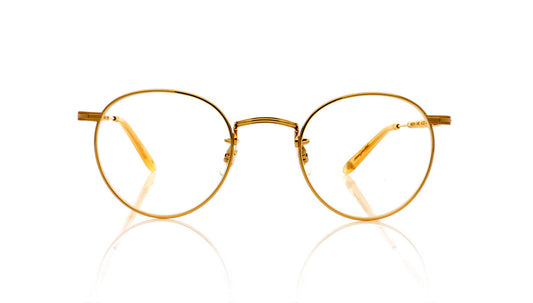 Garrett Leight Wilson M 3005 G-MBG Gold Glasses - Front