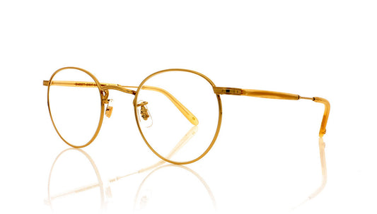 Garrett Leight Wilson M 3005 G-MBG Gold Glasses - Angle