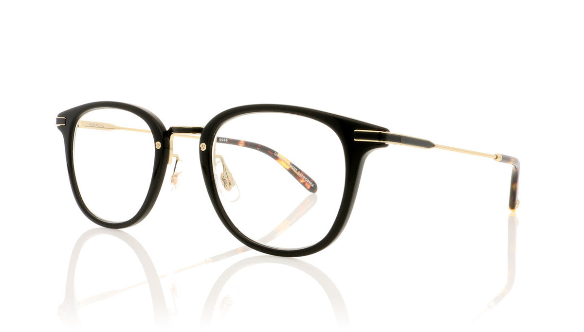 Garrett Leight Kinney Combo 3018 BK-DKT Black Glasses - Angle