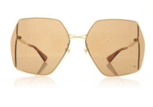 Gucci GG0817S 2 Gold Sunglasses - Front