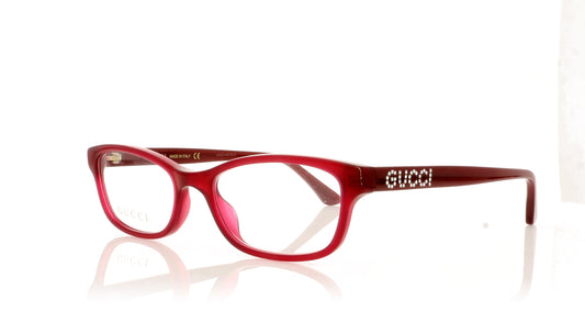 Gucci GG0730O 3 Red Glasses - Angle