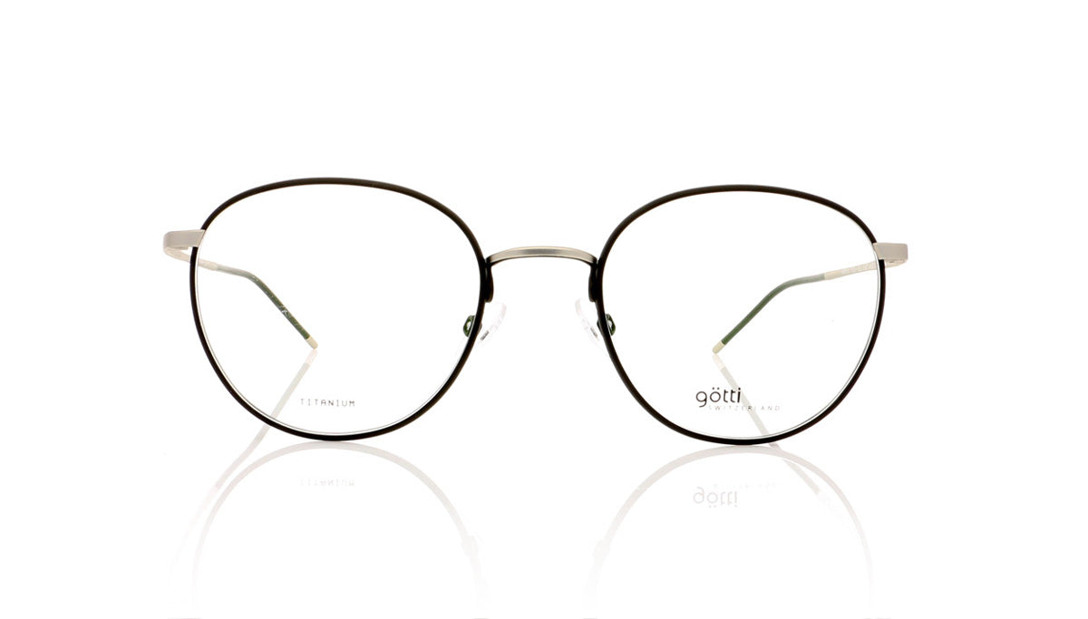 Götti Abou SB-BLKM Silver Brushed  Glasses - Front