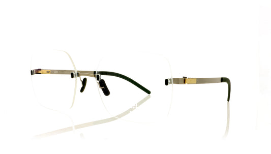 Götti PERSPECTIVE BL07 Moss Silver Glasses - Angle