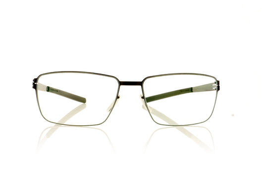 ic! berlin Dr Kauermann GMT Gunmetal Glasses - Front