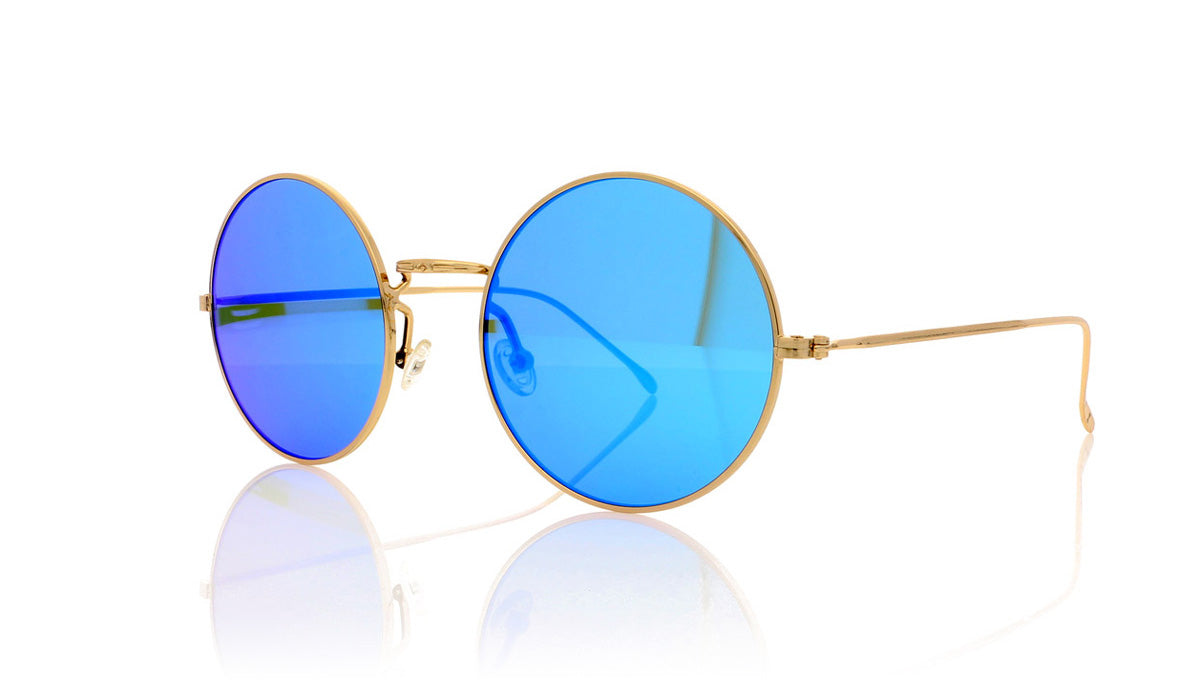 Illesteva Porto Cervo C4 Gold Sunglasses - Angle