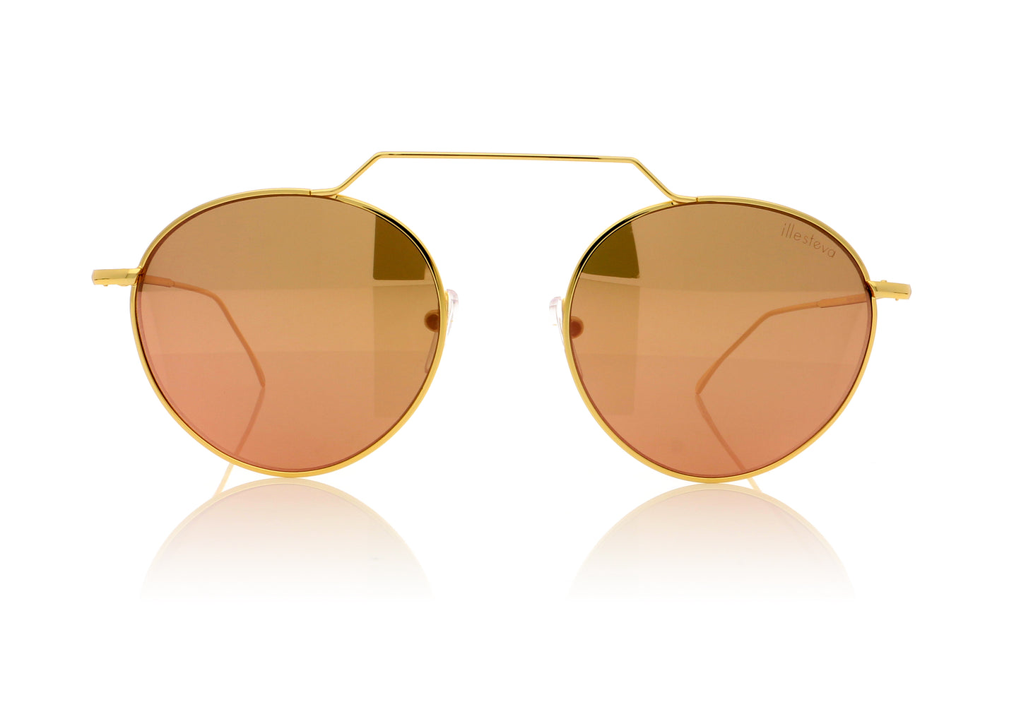 Illesteva Wynwood 2 7 Gold Sunglasses - Front