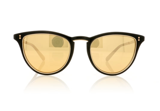Mr. Leight Runyon SL BK-12KWG/24KG Black-12K White Gold Sunglasses - Front