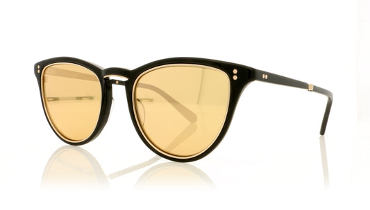 Mr. Leight Runyon SL BK-12KWG/24KG Black-12K White Gold Sunglasses - Angle