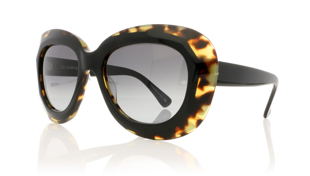 Oliver Goldsmith Norum 16 Blck Leoprd Sunglasses - Angle