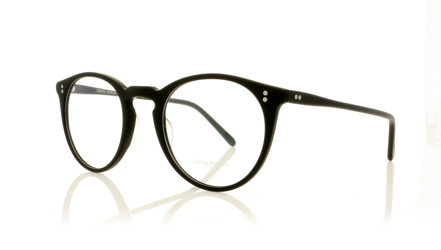 Oliver Peoples O'malley OV5183 1465 Matte Black Glasses - Angle
