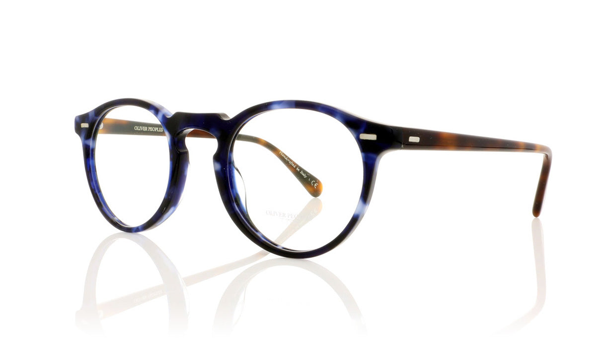Oliver Peoples Gregory Peck 0OV5186 1569 Cobalt Tortoise Glasses - Angle