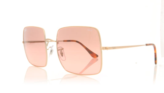Ray-Ban Square 9151AA Copper Sunglasses - Angle