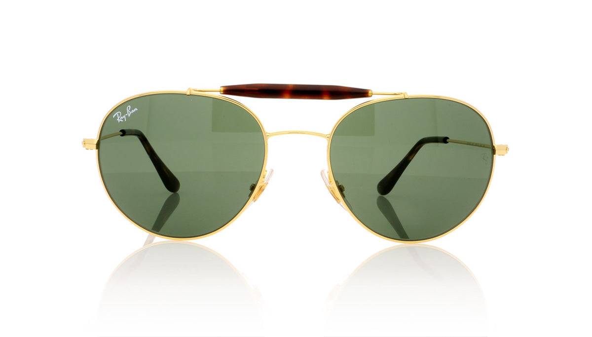 Ray-Ban RB 3540 1 Gold Sunglasses - Front