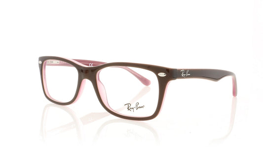 Ray-Ban 0RX5228 2126 Brown Glasses - Angle