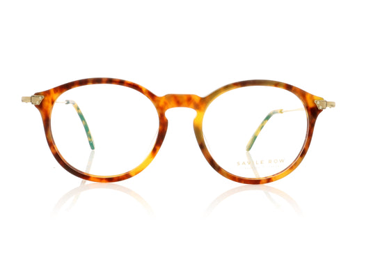 Savile Row Drury Tortoiseshell Honeyshell Glasses - Front