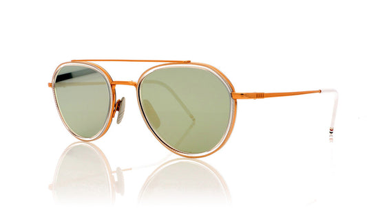 Thom Browne TB-801 G Rose Gold Sunglasses - Angle