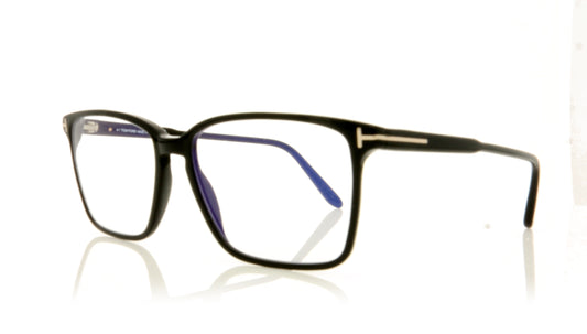 Tom Ford FT5696-B/V TF5696 1 Black Glasses - Angle