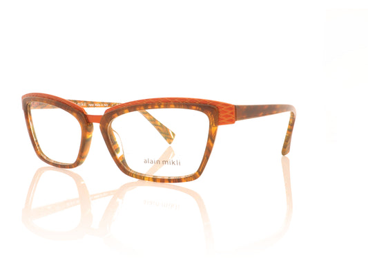 Alain Mikli AO2015 2800 Brown Glasses - Angle
