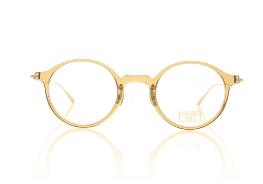 Eyevan 7285 419 406901 Brown Glasses - Front