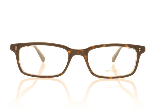 Eyevan 7285 Frey-E DT Tortoise Glasses - Front