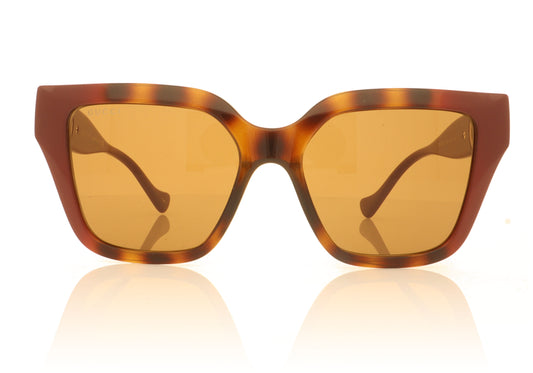 Gucci GG1023S 009 Havana Burgundy Sunglasses - Front