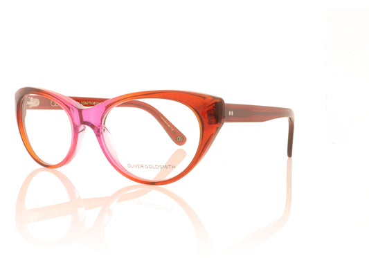 Oliver Goldsmith EDEL OL1035-01 02 Pink Glasses - Angle