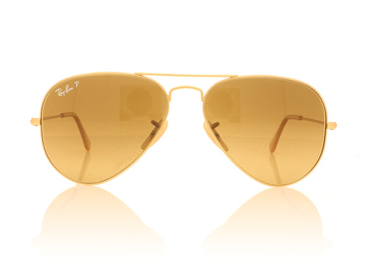 Ray-Ban RB3025 112/M2 Matte Gold Sunglasses - Front