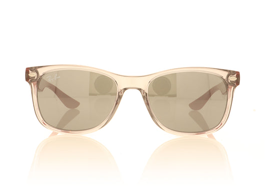 Ray-Ban Junior New Wayfarer 70636G Transparent Grey Sunglasses - Front