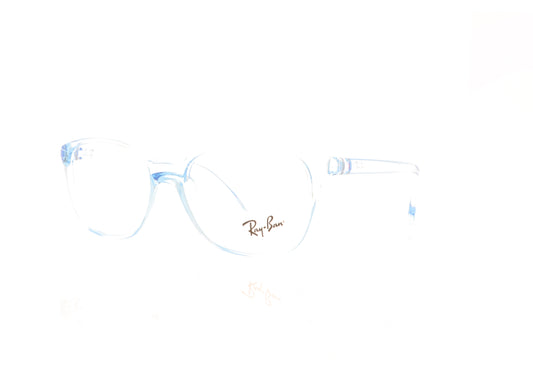Ray-Ban 0RY1900 3836 Transparent Light Blue Glasses - Angle