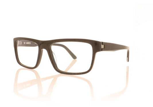 Starck 0SH3050 1 Black Crystal Glasses - Angle