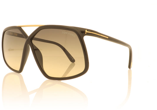 Tom Ford Meryl 01B Black Sunglasses - Angle