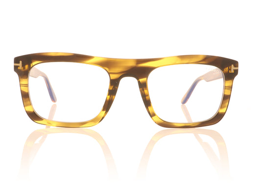 Tom Ford TF5757 055 Light Havana Glasses - Front
