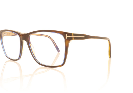 Tom Ford TF5817-B 055 Havana Glasses - Angle