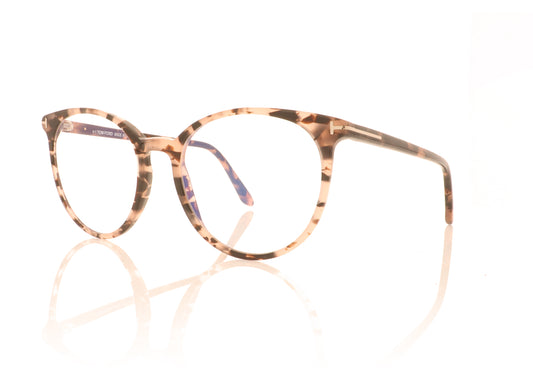 Tom Ford FT5575-B/V TF5575 54 Marble Glasses - Angle