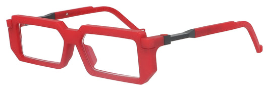VAVA Collaborations Label CL0020 0020 Red Glasses - Angle
