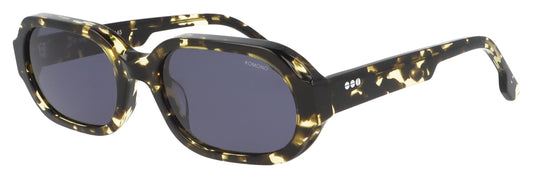 KOMONO The Niki Tiger Torm1 Tortoise Sunglasses - Angle