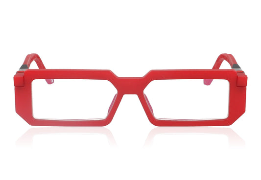 VAVA Collaborations Label CL0020 0020 Red Glasses - Front