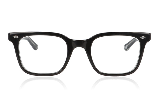 Eyevan 7285 Markham PBK Polished Black Glasses - Front